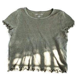 American Eagle 🦅 Cropped Ribbed Top